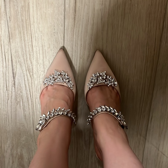 Manolo Blahnik Satin Mules 39 - Picture 6 of 16